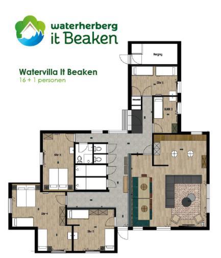 Watervilla It Beaken Хеег Екстериор снимка